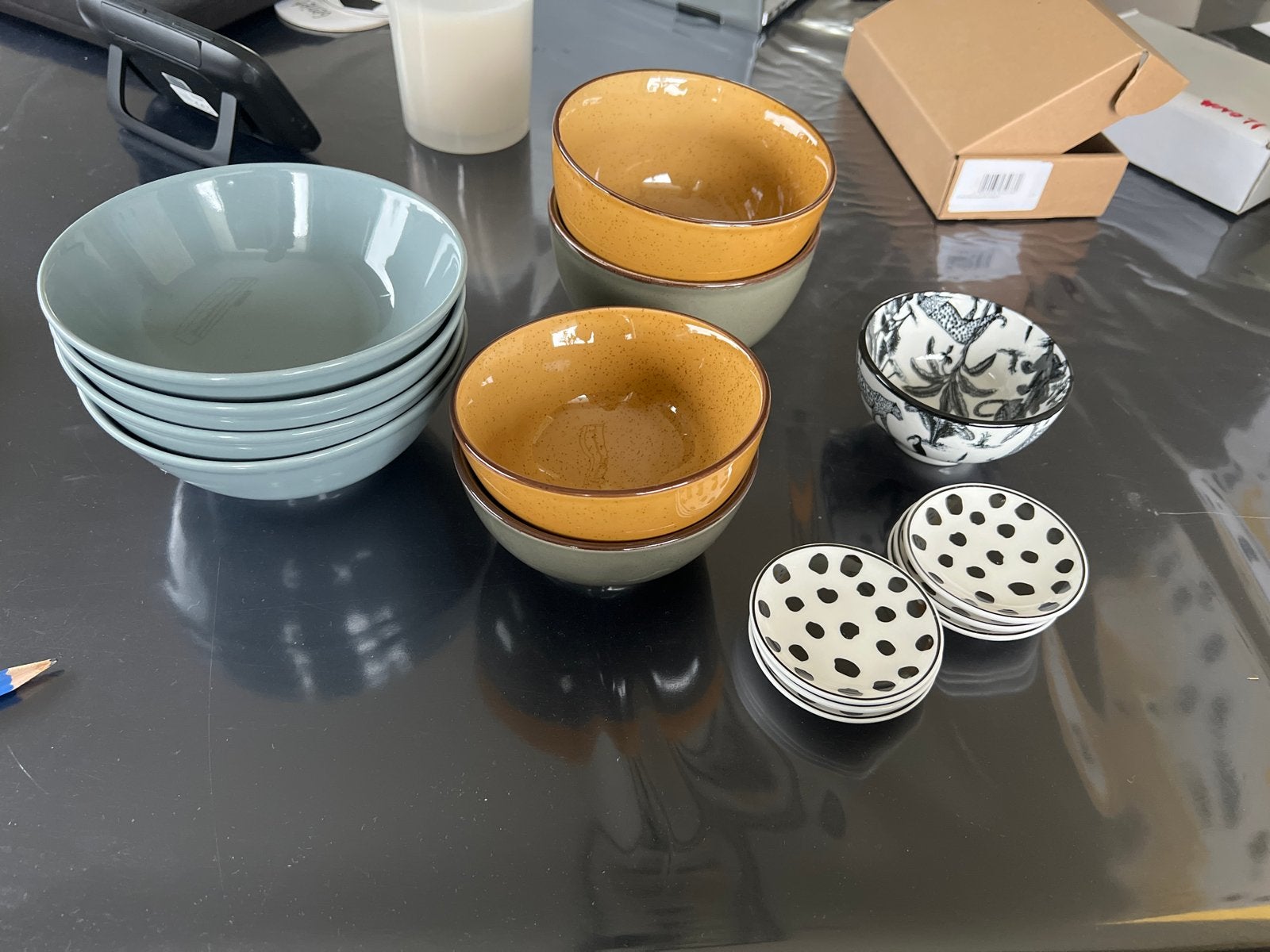 Schaaltjes en thee tipjes, Ophalen, Overige stijlen, Glas, Schaal of Schalen