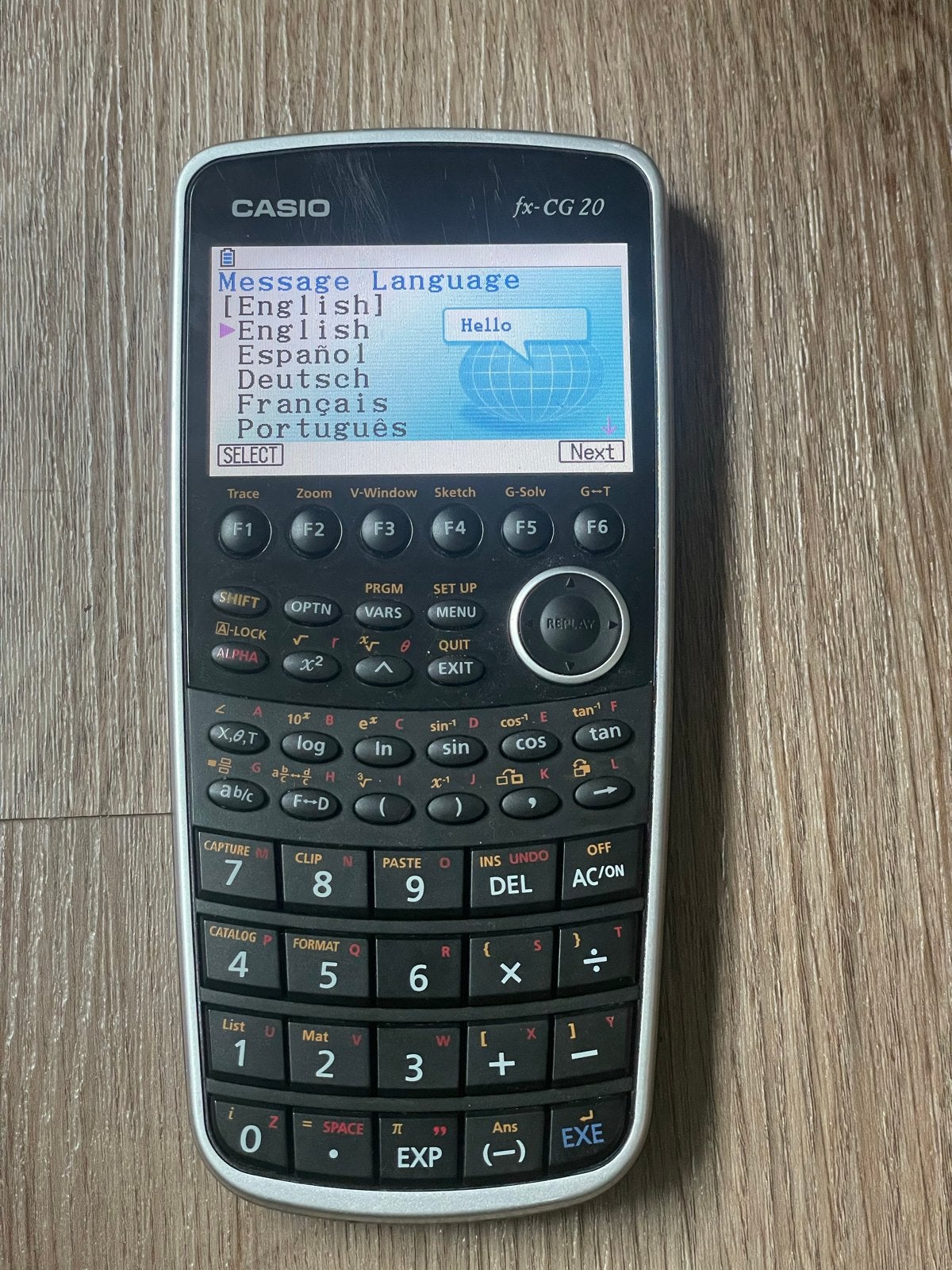 Casio grafische rekenmachine fx- CG20, Ophalen of Verzenden, Gebruikt