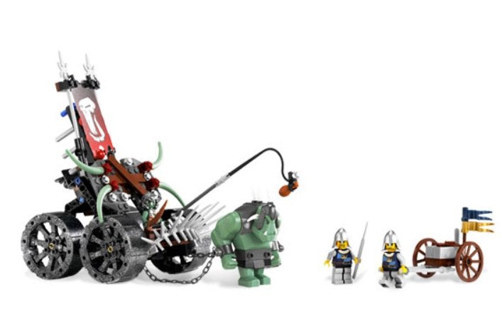 LEGO - Castle - 7038: Troll Assault Wagon, Gebruikt, Lego, Ophalen of Verzenden, Castle