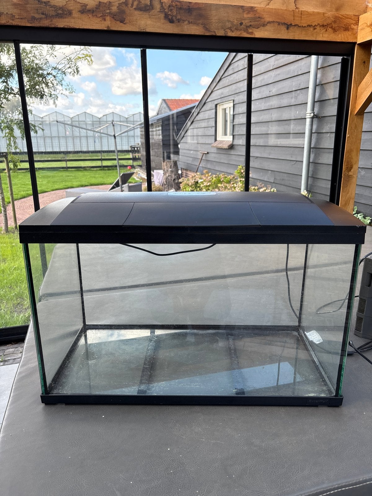 Superfish aquarium, Dieren en Toebehoren, Vissen | Aquaria en Toebehoren, Ophalen, Verwarming, Gebruikt, Leeg aquarium