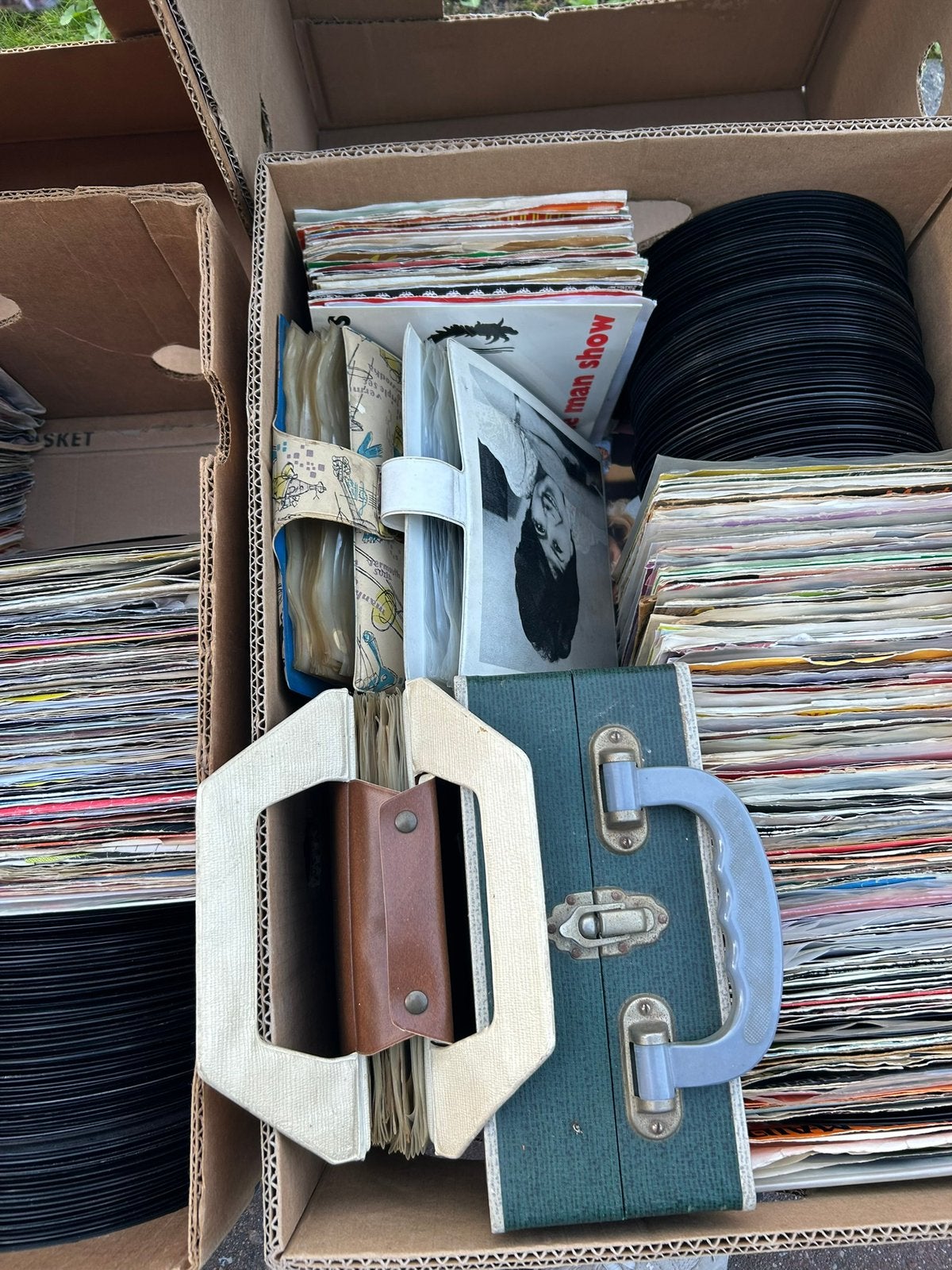 Gezocht oude collecties vinyl singeltjes singles platen, Ophalen, Zo goed als nieuw, Overige formaten