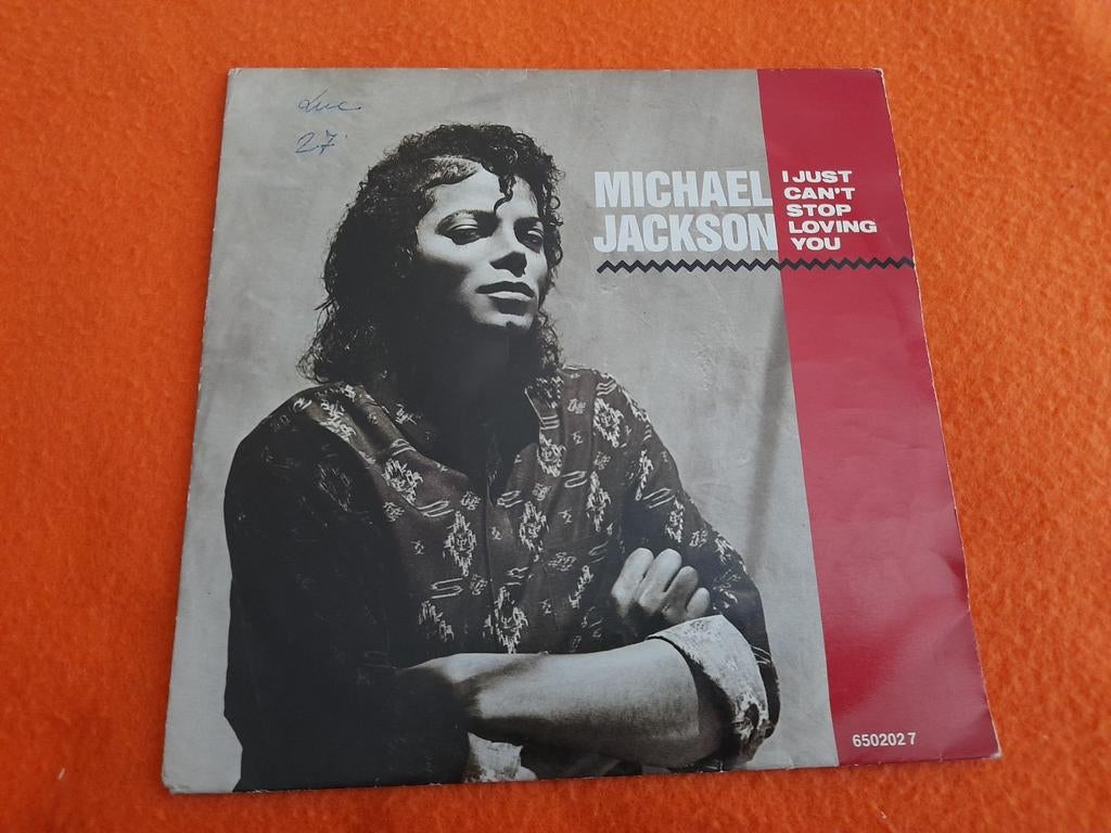 Michael Jackson - I just can't stop loving you (1987), Cd's en Dvd's, Vinyl Singles, Gebruikt, 7 inch, Single, Ophalen of Verzenden