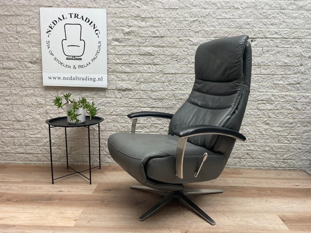 Hukla relax fauteuil relax stoel verstelbaar Extra Large, Ophalen, N, N, Leer