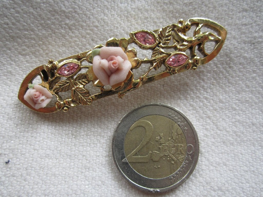 10. Heel aparte oude broche, Ophalen, Overige materialen, Broche