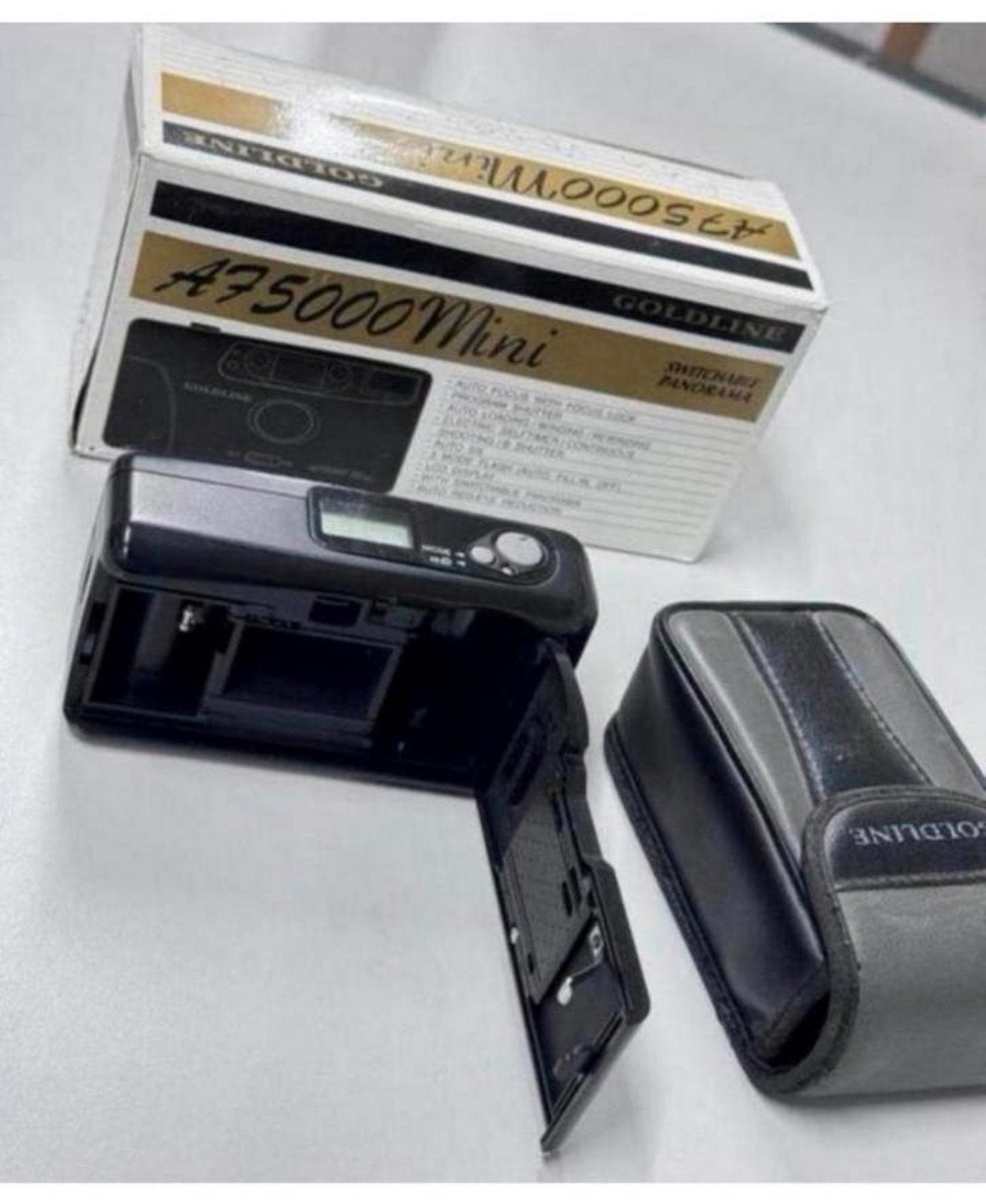 Goldline A75000 Mini 35mm Autofocus camera film + doos hoes, Compact, Ophalen of Verzenden, Zo goed als nieuw, H