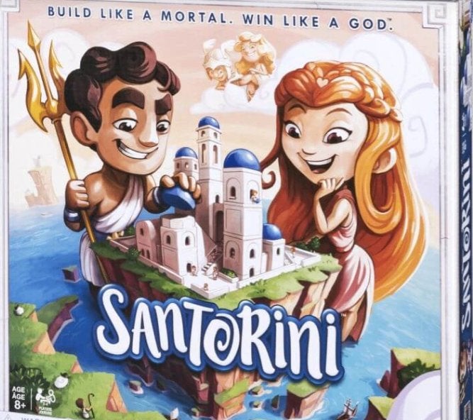 Santorini - bordspel, Hobby en Vrije tijd, Drie of vier spelers, Ophalen of Verzenden, Zo goed als nieuw, Diverse uitgevers
