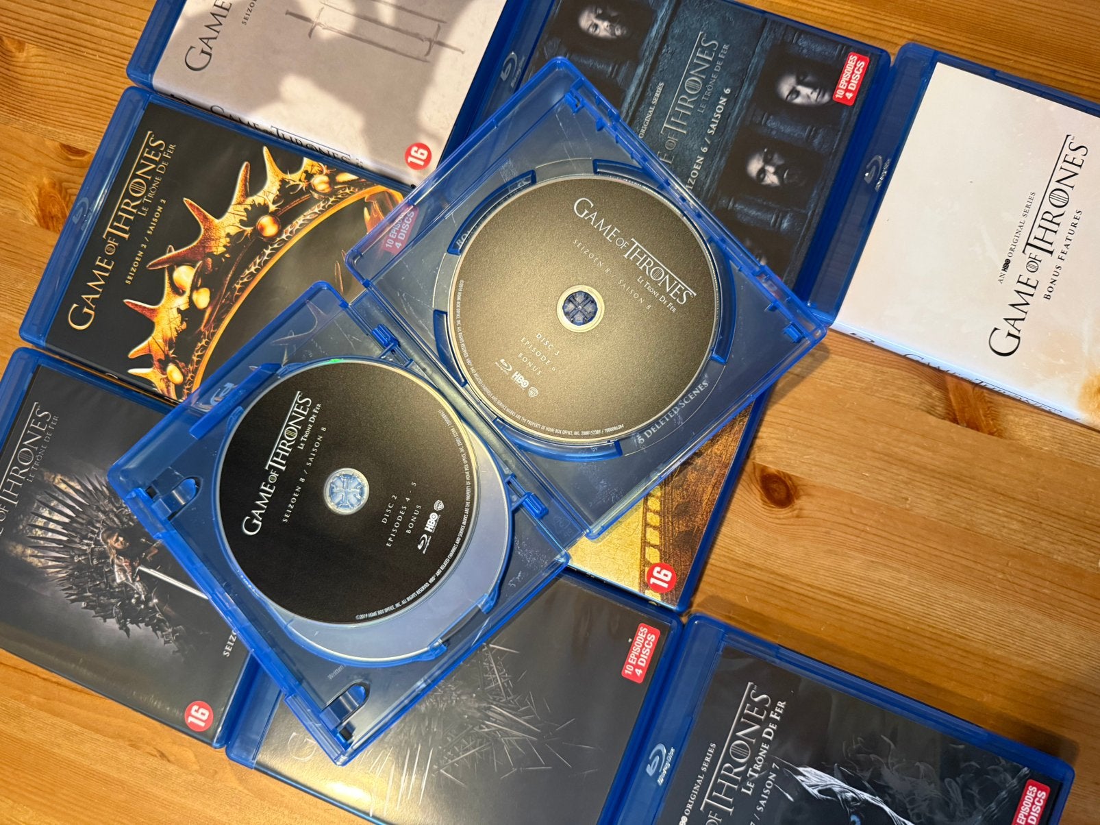 Game of Thrones Complete Serie (Seizoen 1-8) Blu-ray Boxset, Verzenden, ., Boxset, Zo goed als nieuw