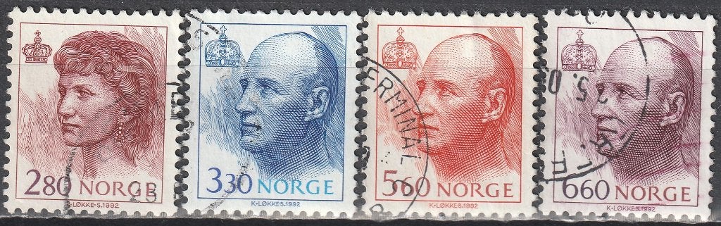 Noorwegen Michel nr. 1084-1087 Gebruikt, Postzegels en Munten, Postzegels | Europa | Scandinavië, Verzenden, Noorwegen, Gestempeld