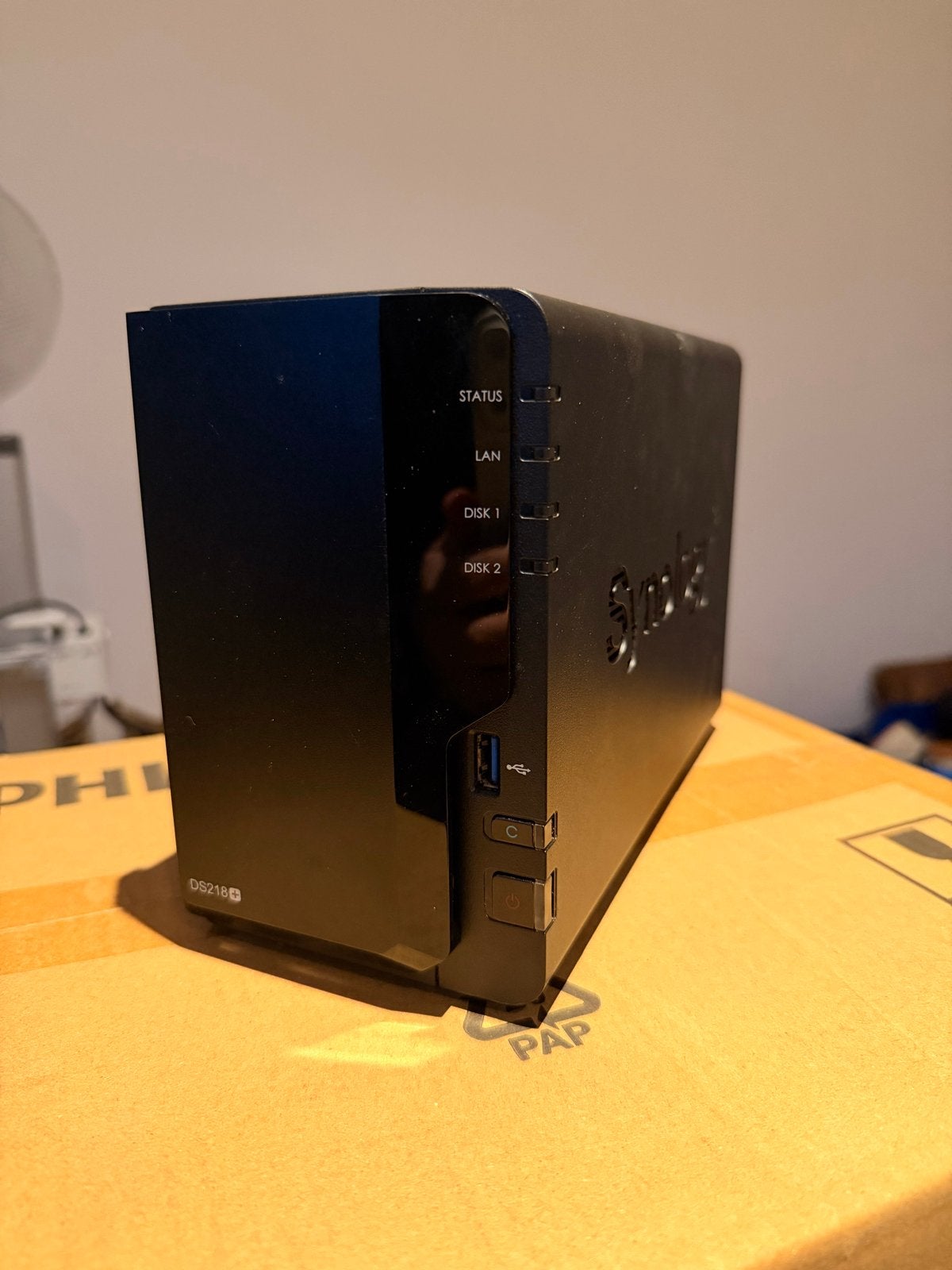 Synology DS218+ NAS Server, Computers en Software, Ophalen of Verzenden, Gebruikt