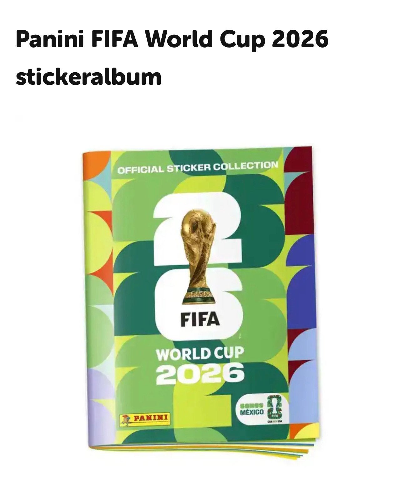 Panini WK 2026 stickers ruilen, Hobby en Vrije tijd, Stickers en Plaatjes, Ophalen, Zo goed als nieuw, Meerdere stickers