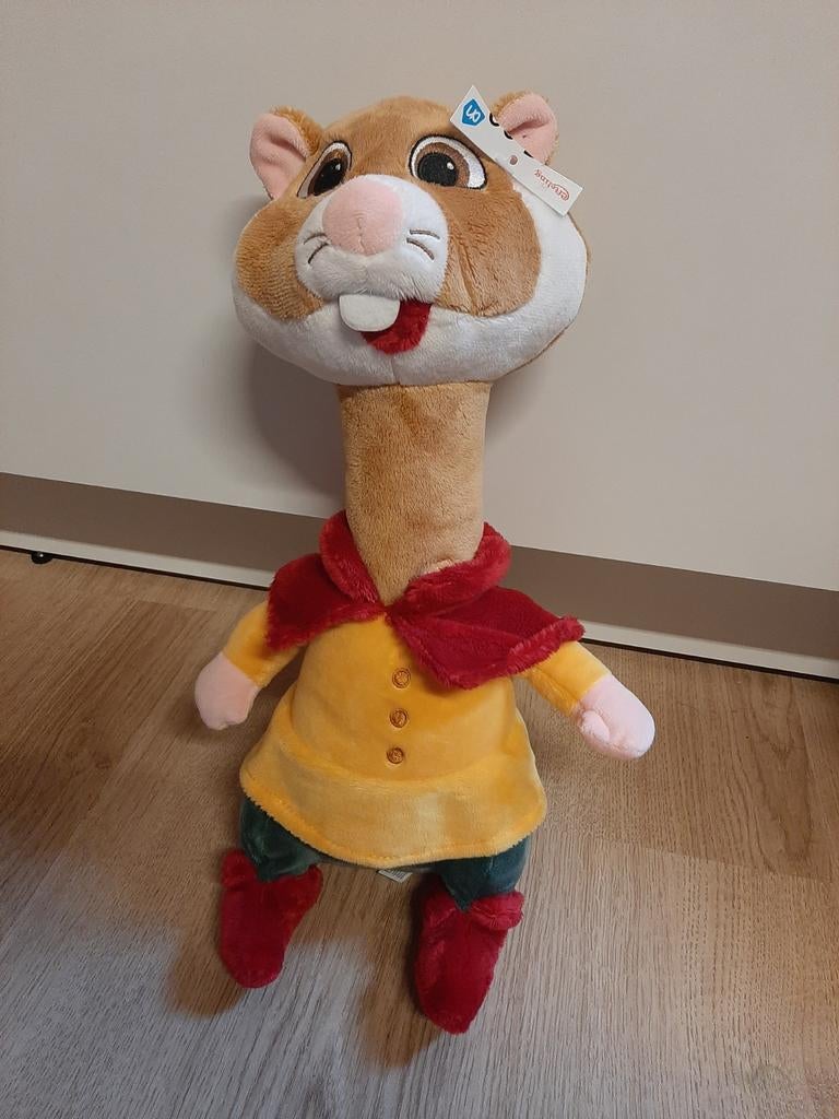 AH hamster knuffel efteling langnek lange jan, Verzamelen, Efteling, Ophalen of Verzenden