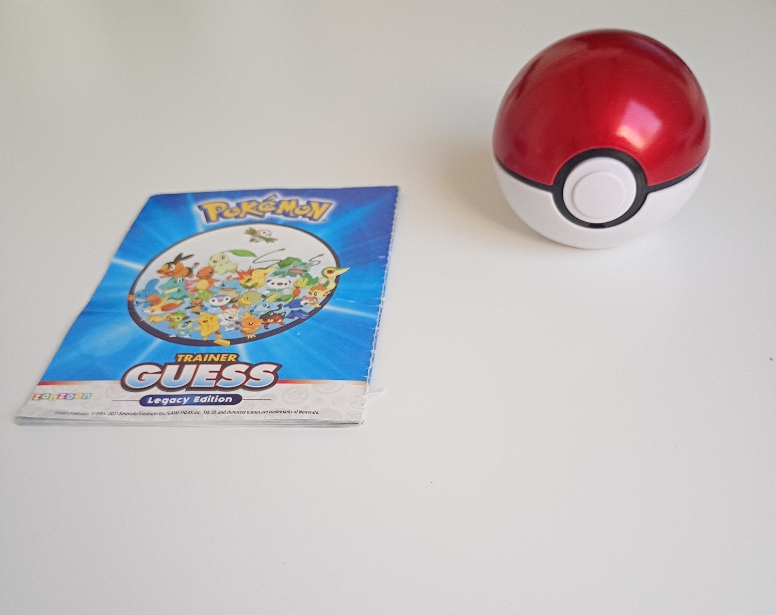Pokémon guess bal, Ophalen, Zo goed als nieuw