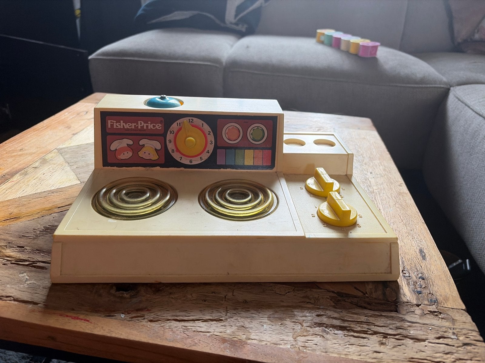 Vintage Fisher-Price Kookfornuisje Model 919 (1978), Ophalen of Verzenden, Zo goed als nieuw, Speelset