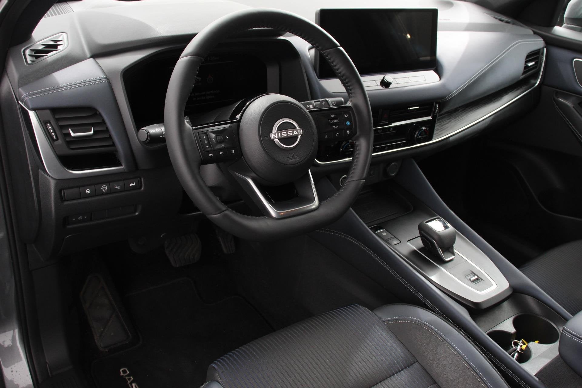 Nissan Qashqai 1.3 MHEV DIG-T 158pk Xtronic Tekna Navigatie, Auto's, Euro 6, Leder, Bedrijf, 162 pk