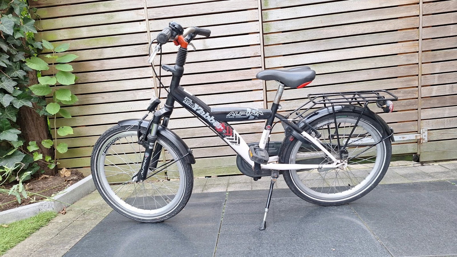 Alphina kinderfiets 20 inch - Zwart/Wit, Fietsen en Brommers, Ophalen, Gebruikt, 20 inch of meer, Alphina