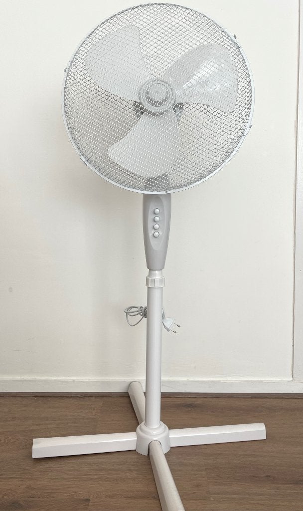 Evolar Staande Ventilator EVO-16S | 40W | Wit, Witgoed en Apparatuur, Ophalen, Gebruikt, Statiefventilator