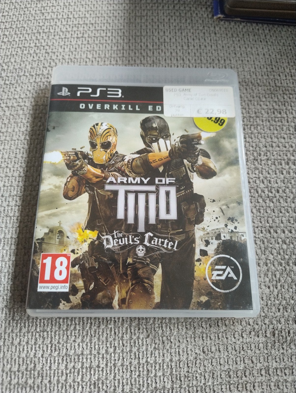 Army of Two: The Devil's Cartel Overkill Ed. (PS3), Ophalen of Verzenden