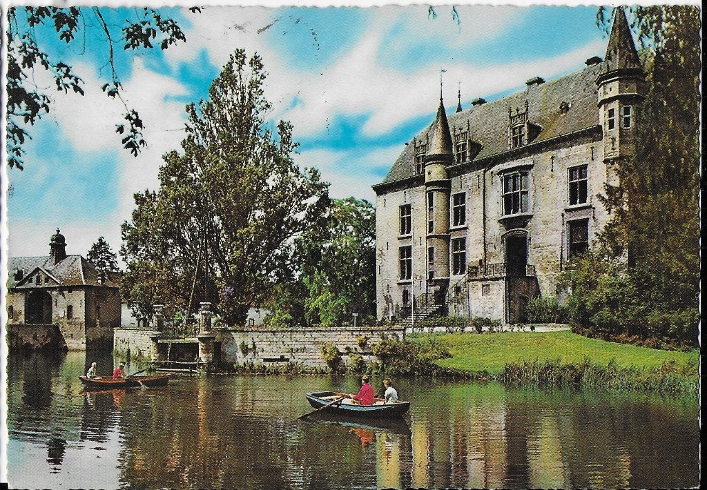 Valkenburg kasteel chaloen gelopen ansichtkaart ( 133 ), Ophalen of Verzenden, 1980 tot heden, Gelopen, Limburg