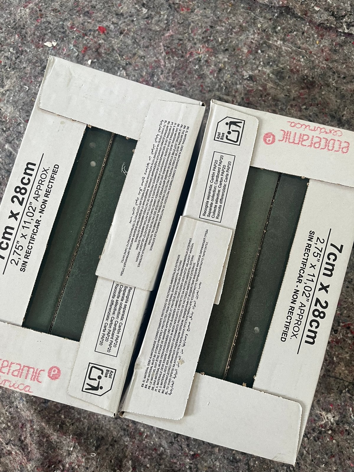 2 dozen groene badkamer tegeltjes, Ophalen, Nieuw
