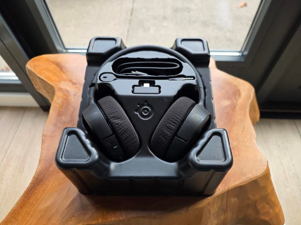 Steelseries gaming headset, Ophalen of Verzenden, Zo goed als nieuw, Over oor (circumaural), Draadloos