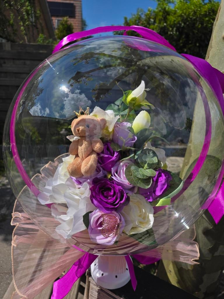Gepersonaliseerde Flower bubble bv. voor een verjaardag, Ophalen, Nieuw, Feestartikel, Verjaardag