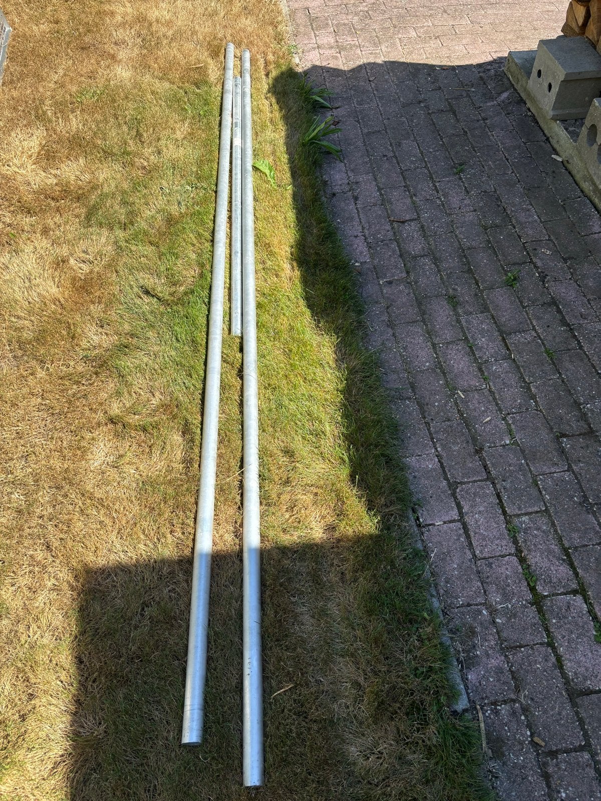 Aluminium buis 42,7 mm - Diverse lengtes, Ophalen, Gebruikt, Aluminium