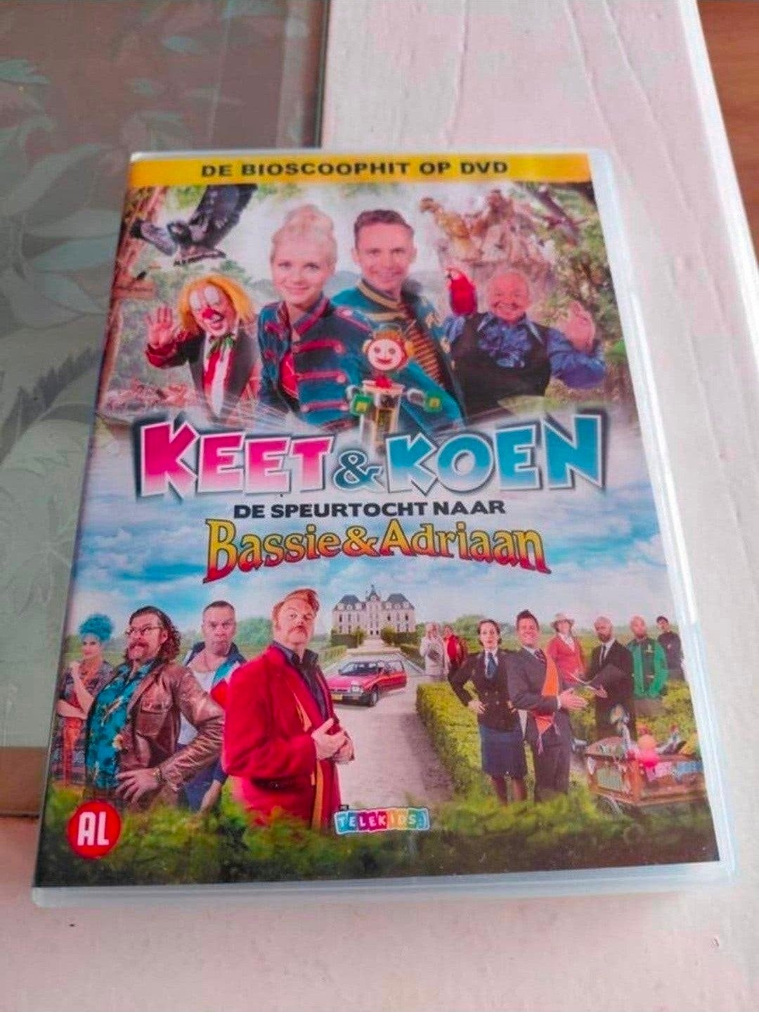Keet En Koen Speurtocht naar Bassie en Adriaan dvd, Gebruikt, Alle leeftijden, Ophalen of Verzenden, Familie