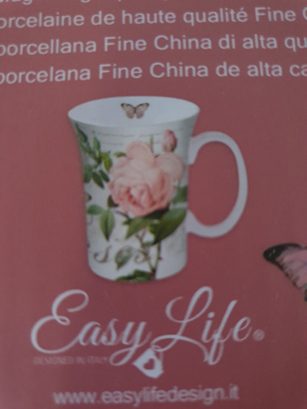EASY life 360 ml kop, nieuw., Huis en Inrichting, Keuken | Servies, Ophalen of Verzenden, Nieuw, Overige stijlen, Kop(pen) en/of Schotel(s)