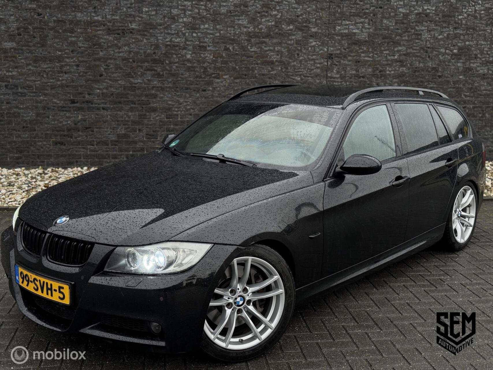 BMW 3-serie Touring 335d M57 | M-Pak|Pano|Stage2, Auto's, Automaat, 2993 cc, Zwart, 286 pk