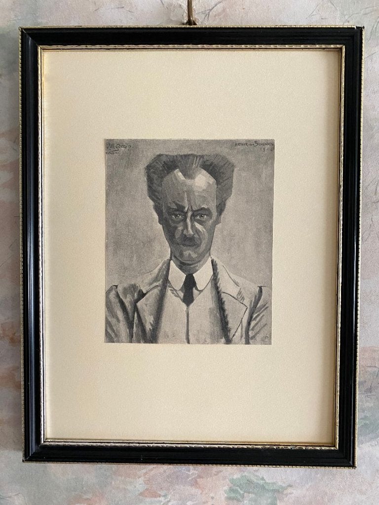 Oude  Prent  Jan  Toorop  .  1912, Antiek en Kunst, Kunst | Litho's en Zeefdrukken, Ophalen of Verzenden