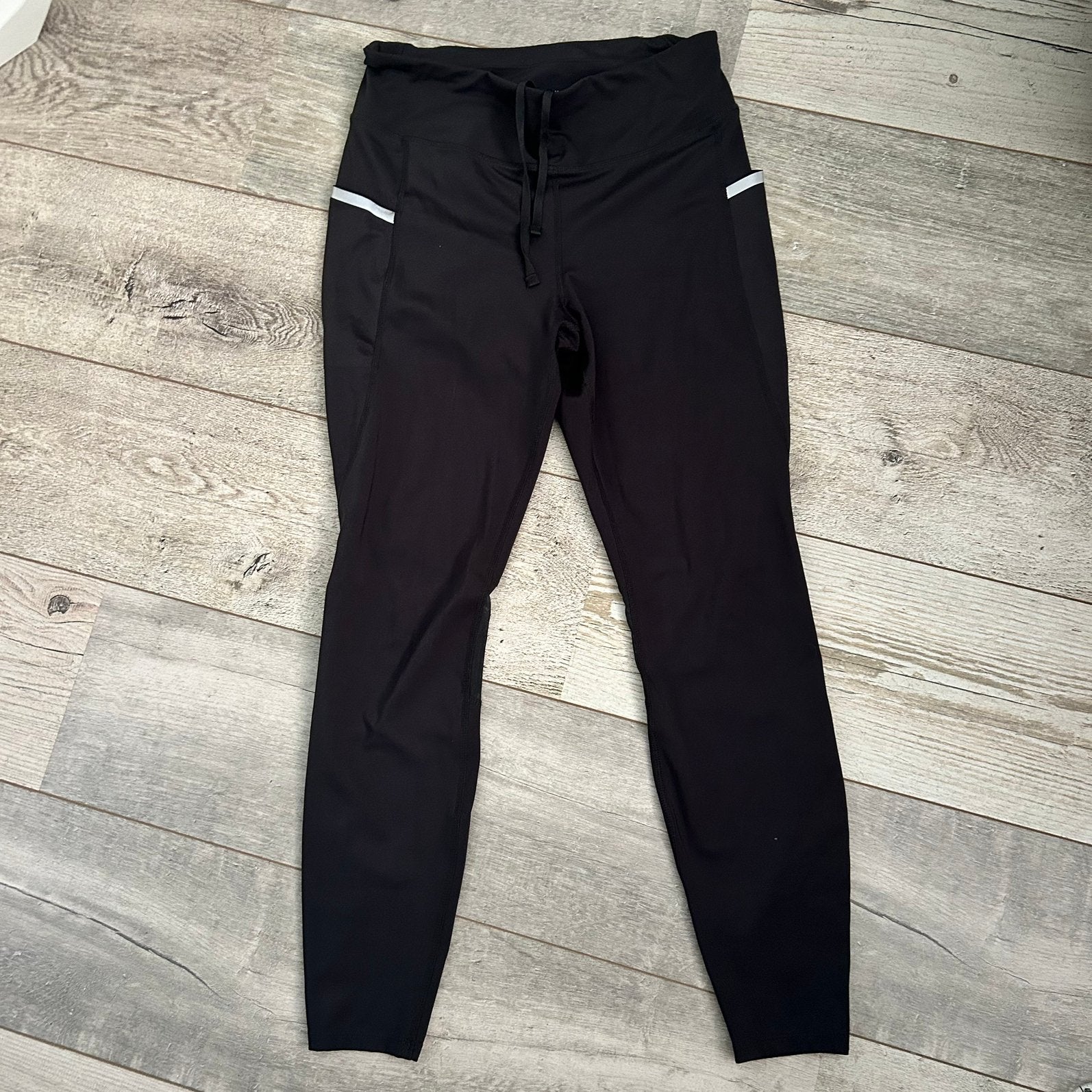 H&M Move Zwarte Sportlegging met Mesh & Zakken – Maat M, Maat 38/40 (M), Zwart, Ophalen of Verzenden, Fitness of Aerobics