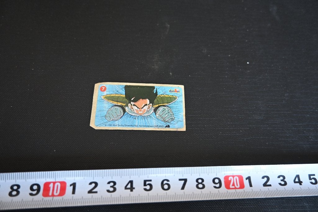sticker kauwgom chewing gum dunkin strip #7 dragon ball, Ophalen of Verzenden, Zo goed als nieuw