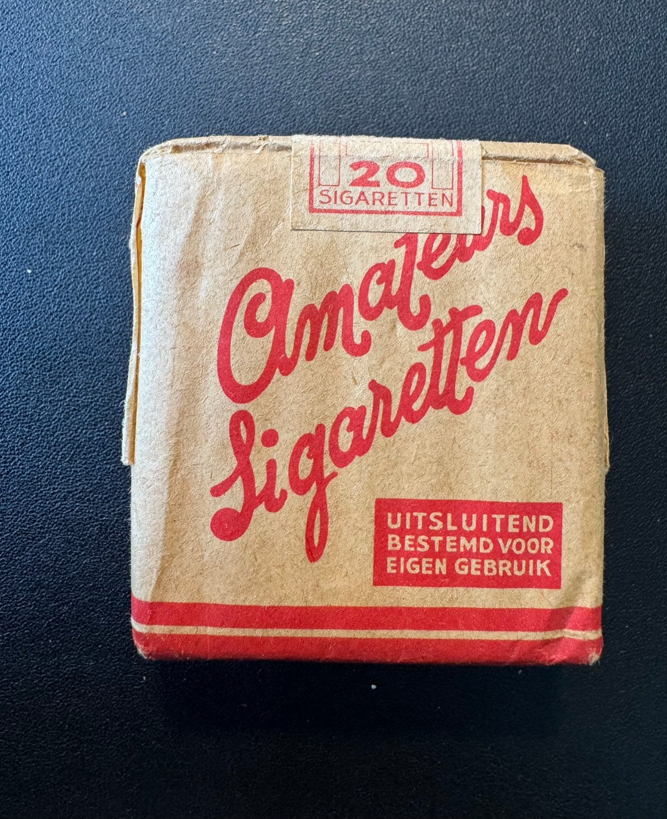 Pakje Amateur sigaretten, Verzamelen, Verzenden, Tabaksdoos of Verpakking