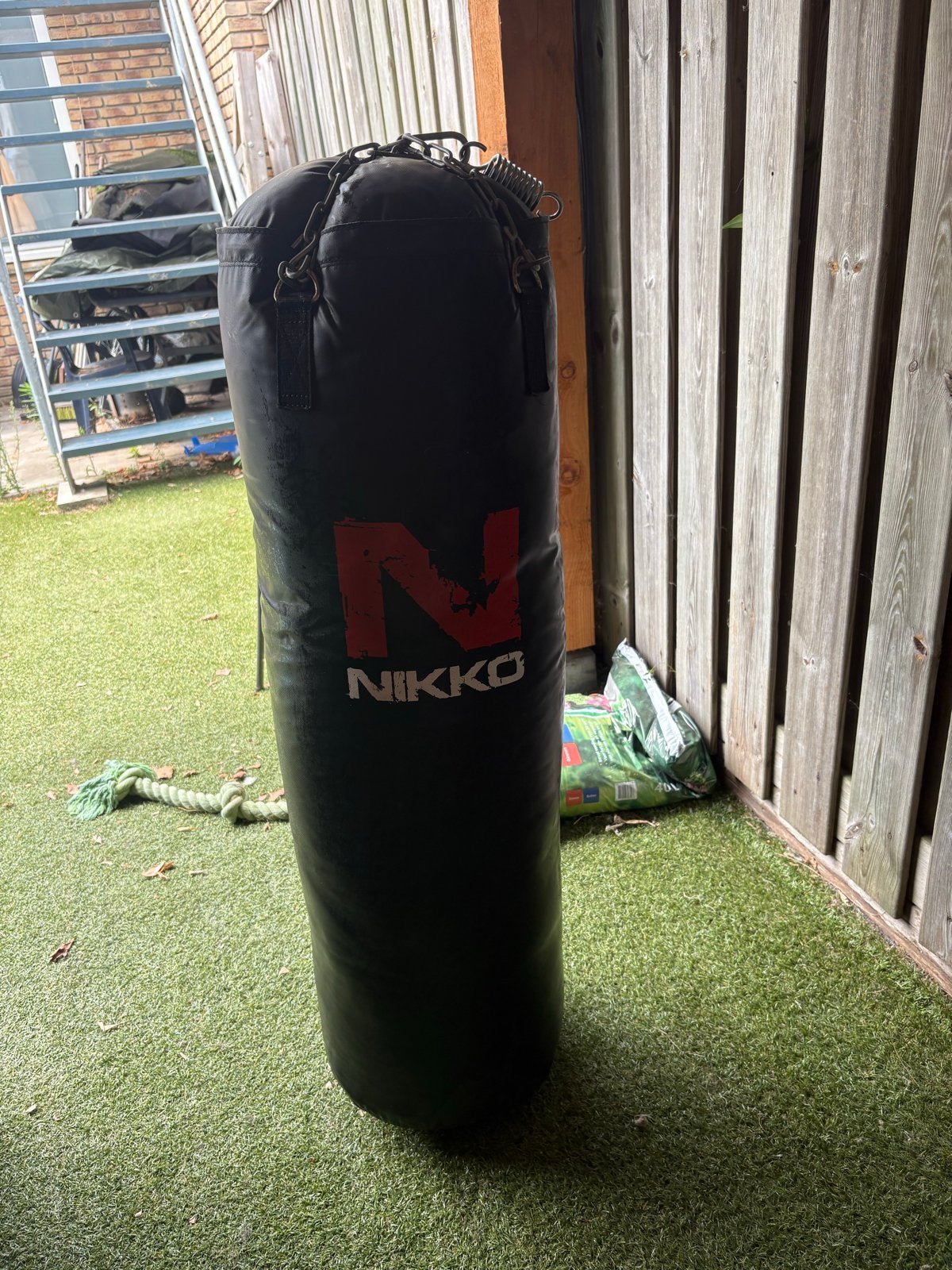 Nikko Bokszak 120 cm met standaard - Zo goed als nieuw, Sport en Fitness, Ophalen, Zo goed als nieuw, Bokszak