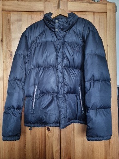 tommy hilfiger denim jas, Ophalen of Verzenden, Zo goed als nieuw, Blauw