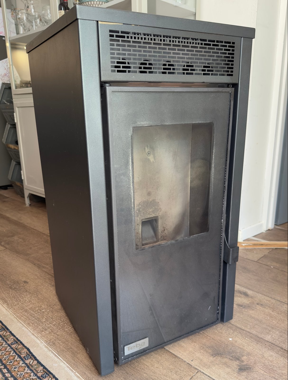 Teba Therm TP06 Pelletkachel - 8 kW - Gebruikt, Ophalen, Gebruikt, Vrijstaande haard, Overige soorten