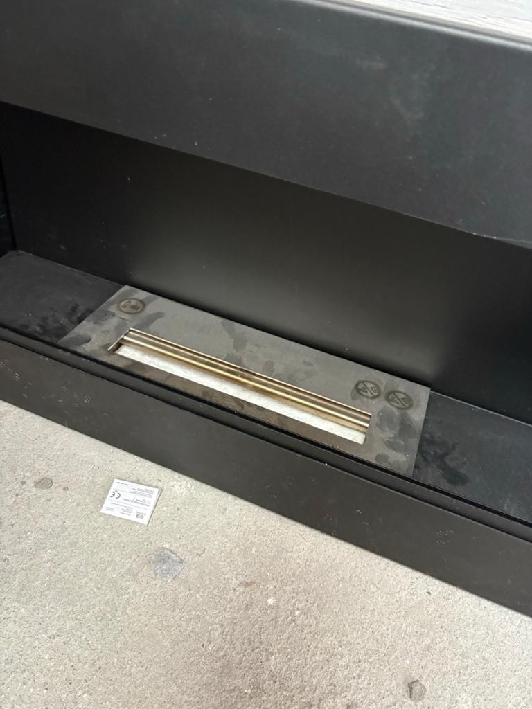 Bio ethanol haard 90x40 met lichte beschadigingen, Ophalen, Gebruikt, Inbouwhaard, Overige soorten