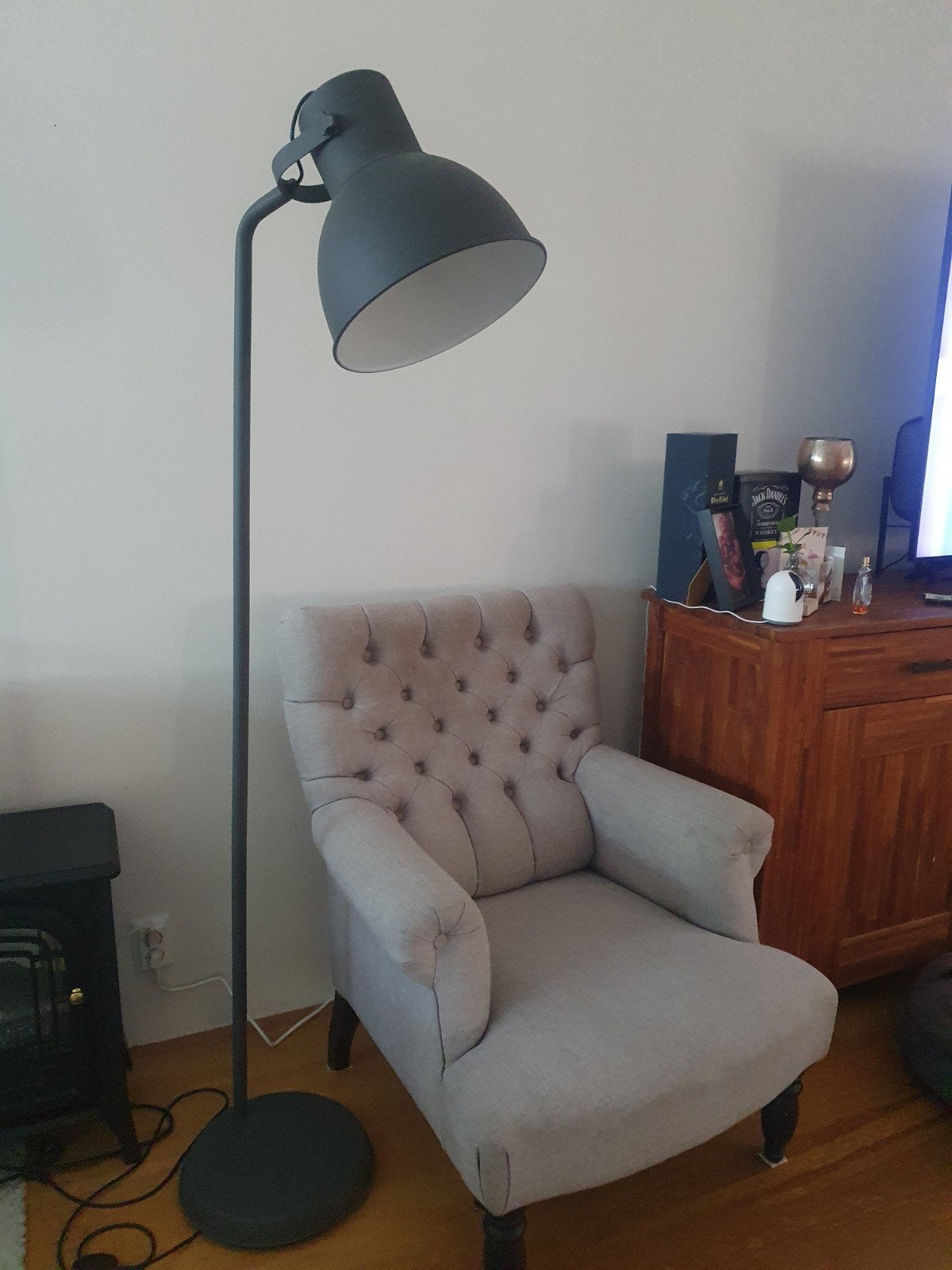 Ikea Hektar staande lamp, Ophalen