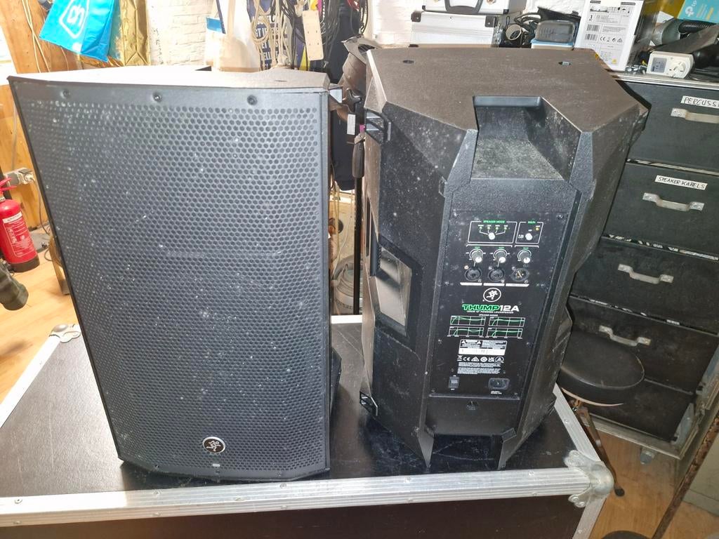 2 x Mackie Thump 12A luidsprekers, Ophalen, 120 watt of meer, Front, Rear of Stereo speakers, Overige merken