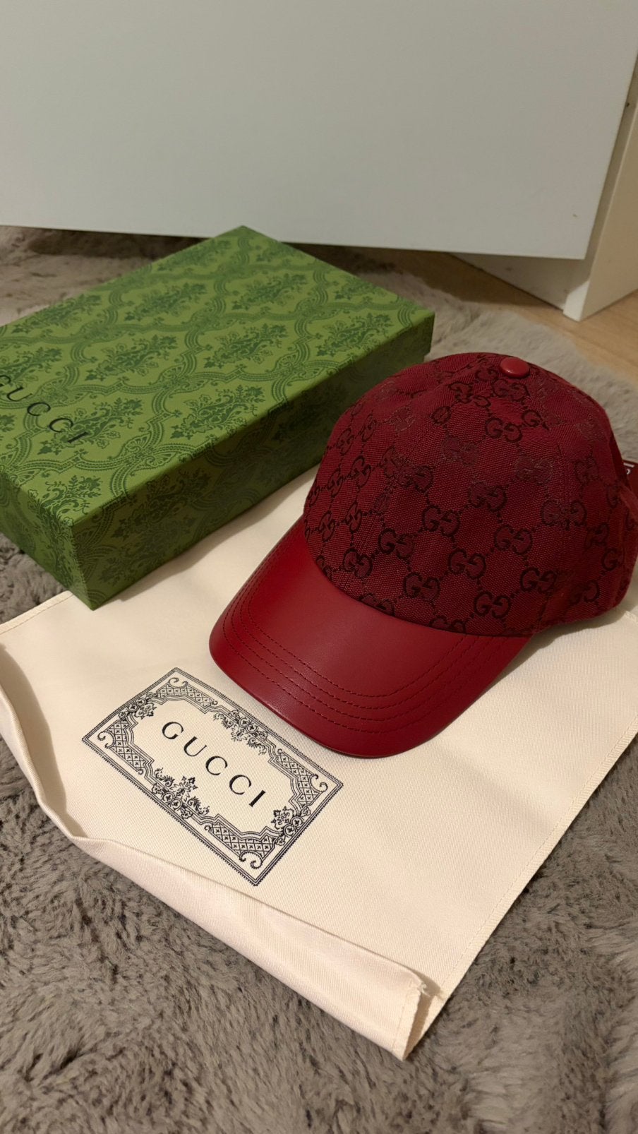 Gucci Pet Rood, Ophalen, Nieuw, Pet