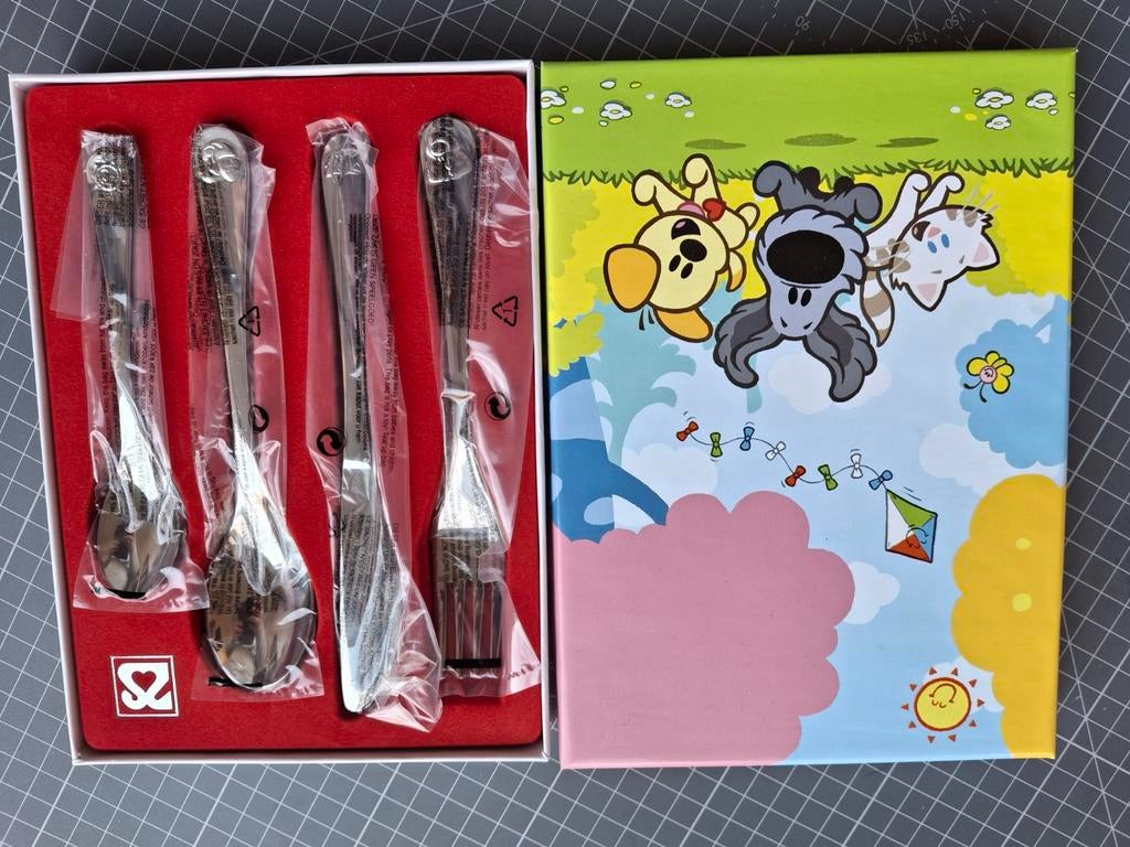 Nieuw Woezel en Pip bestekset - Zilverstad, Ophalen, Nieuw, Zilver, Bestekset