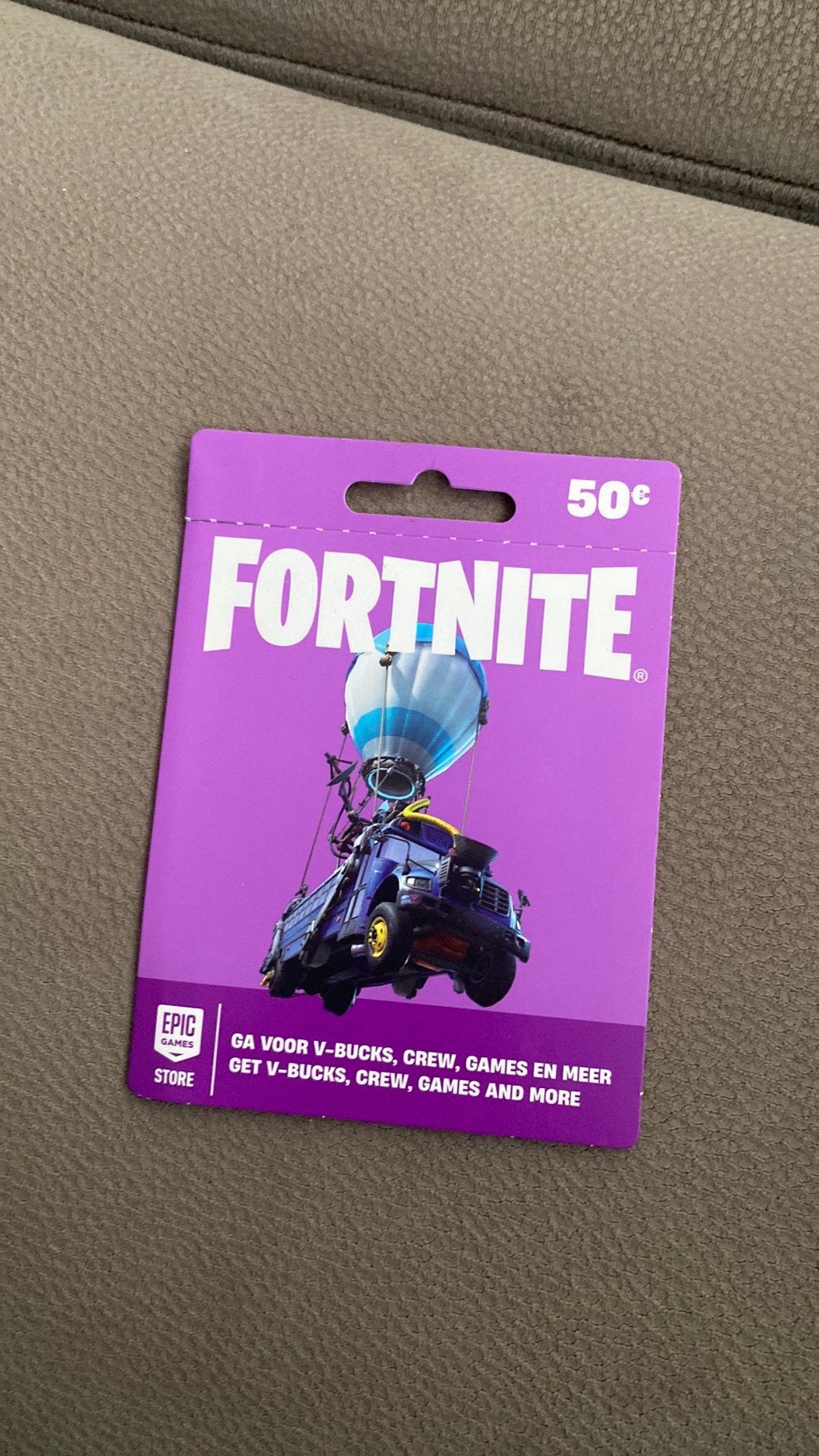 Fortnite gift kaart, Spelcomputers en Games, Online, Shooter, 1 speler, Nieuw