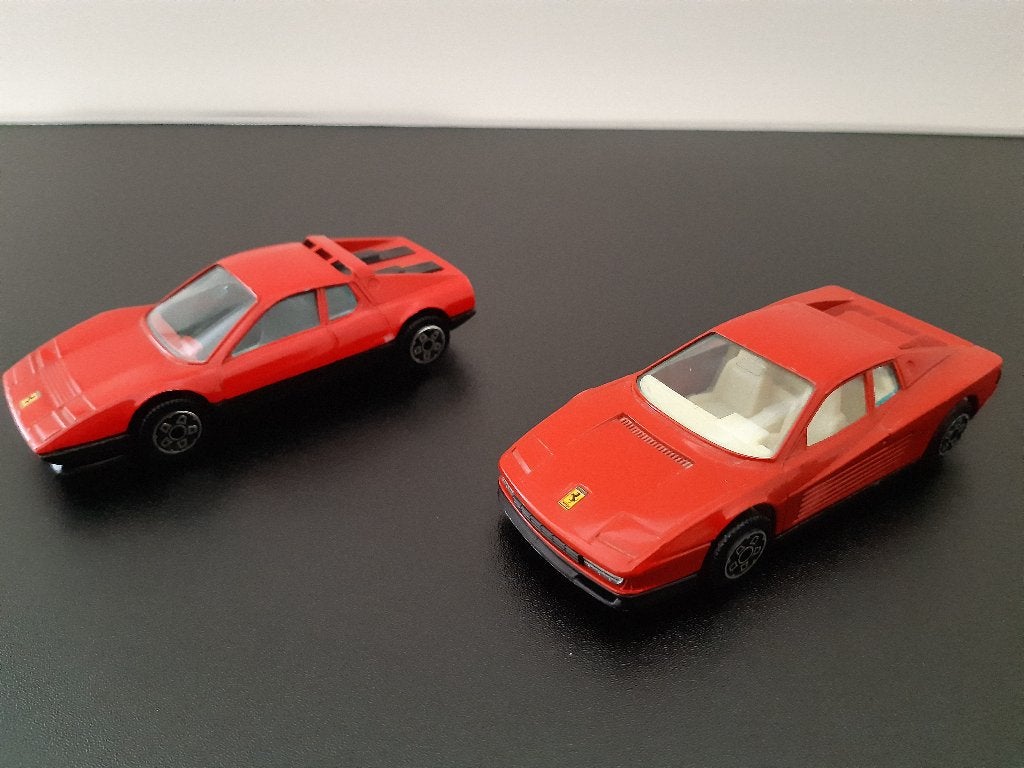 Ferrari mini auto's rood 2 stuks NIEUW, Ophalen of Verzenden, Nieuw, Auto