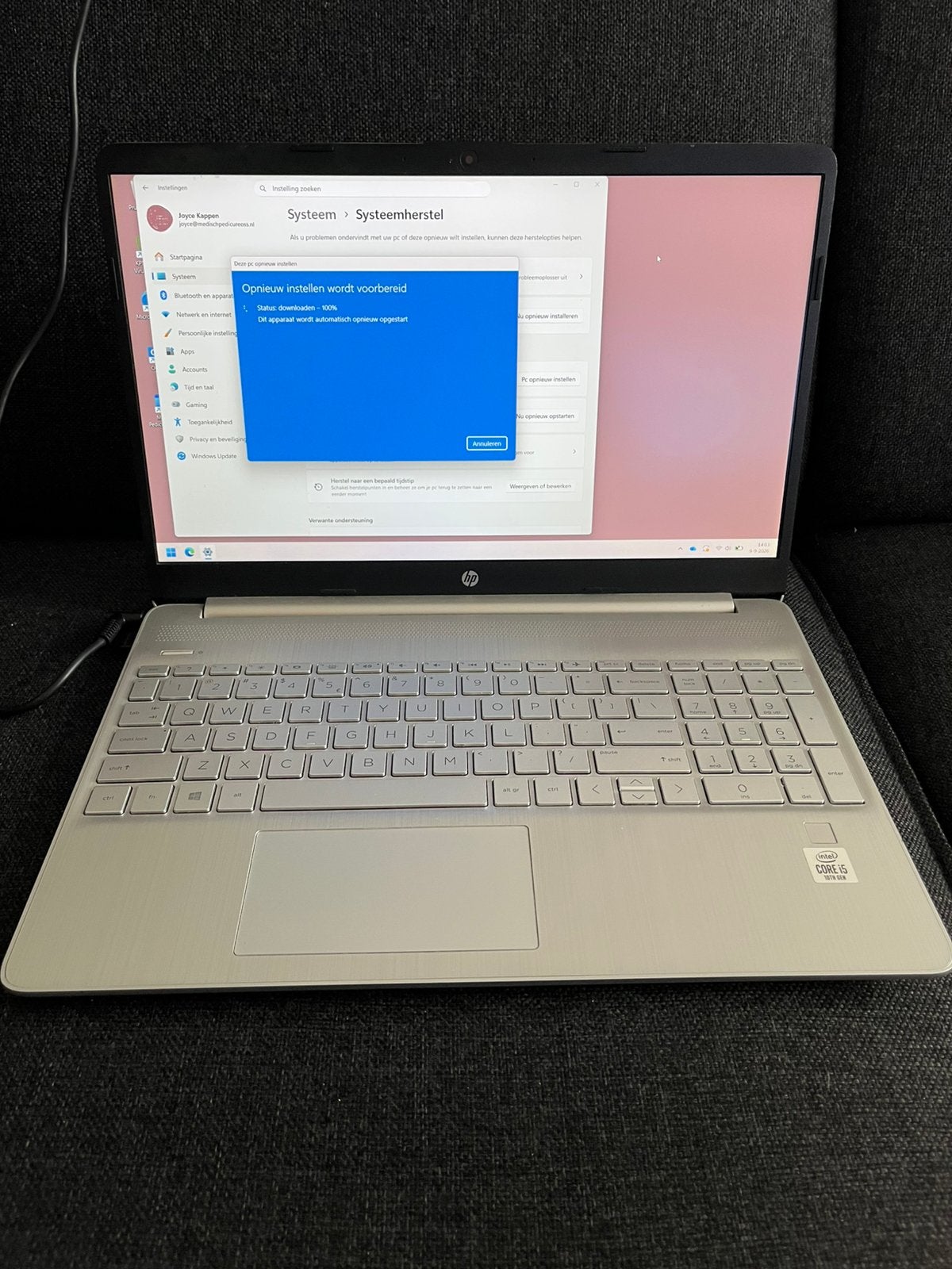 HP laptop 15,6” Full HD Intel i5 256GB SSD Windows 11, Gebruikt, Met videokaart, Minder dan 2 Ghz, Ophalen of Verzenden
