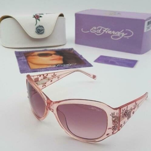Zonnebril Ed Hardy Sakura Flowers Pink 59-17-135, Overige merken, Zonnebril, Nieuw, Ophalen of Verzenden