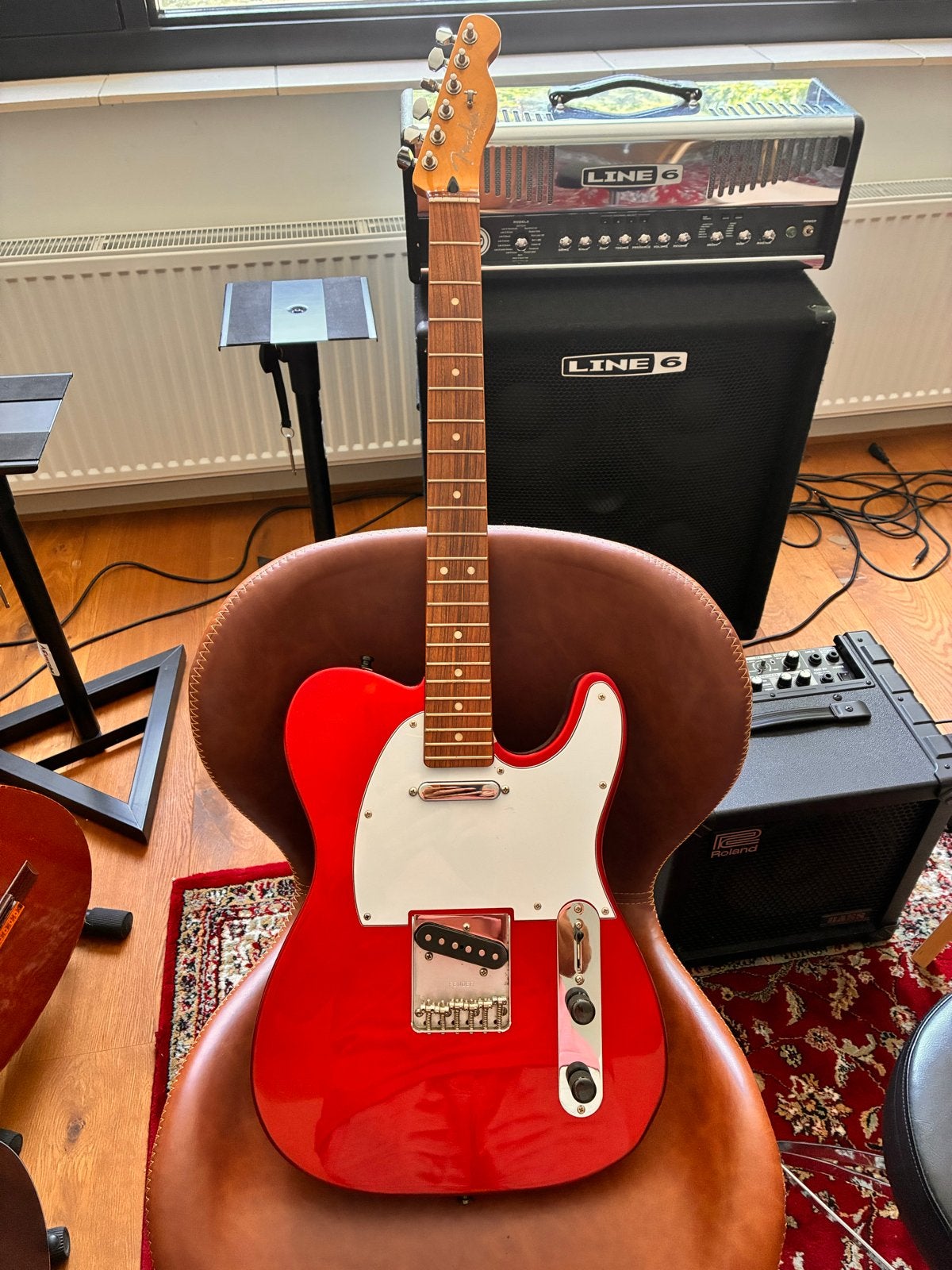 Fender Telecaster Rood - Zo goed als nieuw, Ophalen of Verzenden, Zo goed als nieuw, Solid body, Fender