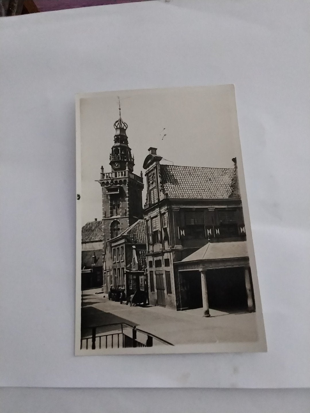 Oude Ansichtkaart Monnickendam Waag met Speeltoren, Ophalen of Verzenden, Voor 1920