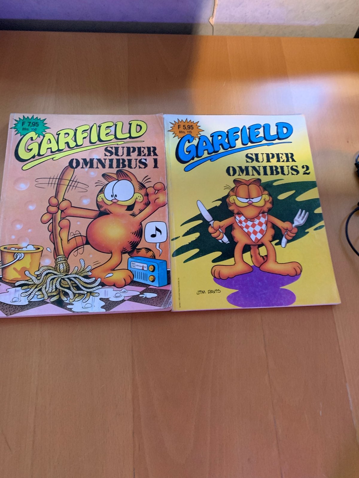 Garfield Super Omnibus 1 en 2 - Stripboeken, Meerdere stripboeken, Ophalen of Verzenden, Gelezen