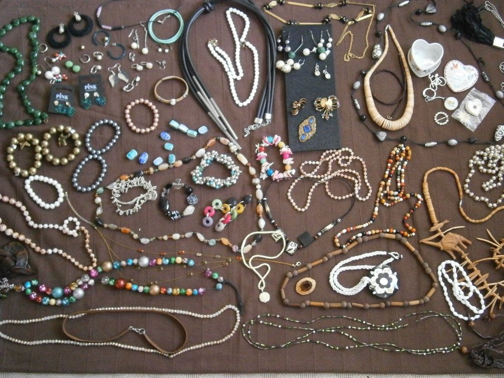 Bijouterie  / sierraden, Ophalen of Verzenden, Gebruikt, Overige kleuren, Overige materialen
