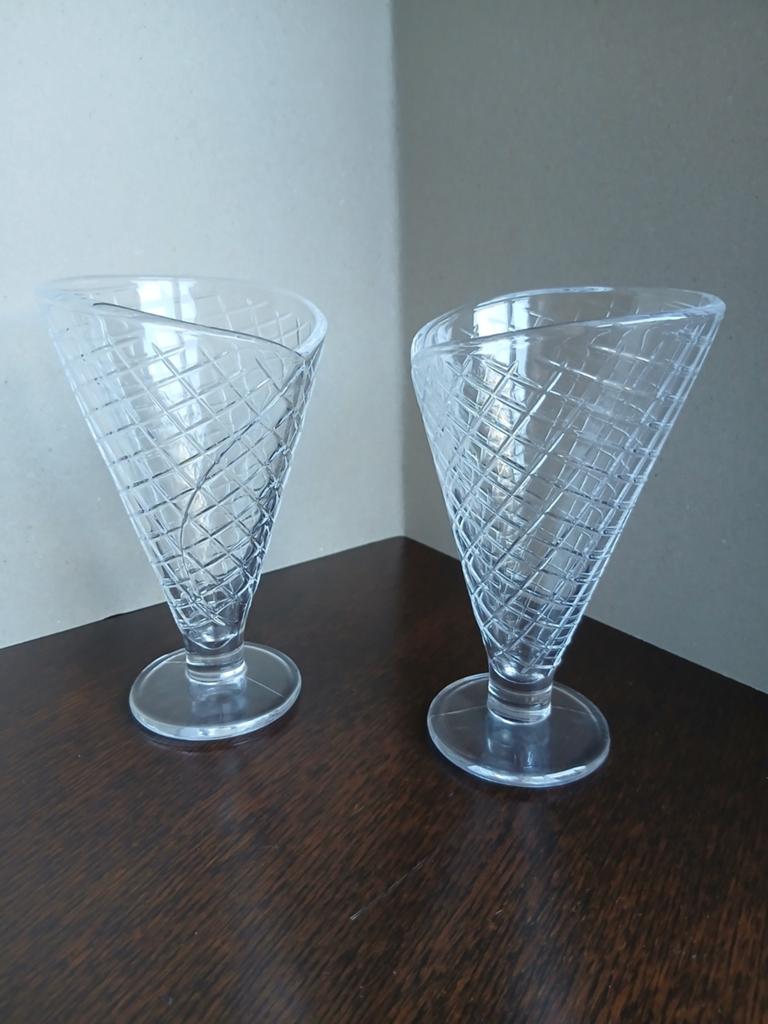 2x ijsbeker Roco Barmiolo Gelato ijs-coupe ijs-beker ijsglas, Ophalen of Verzenden
